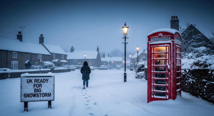 UK Ready for Big Snowstorm That Could Bring a White Christmas