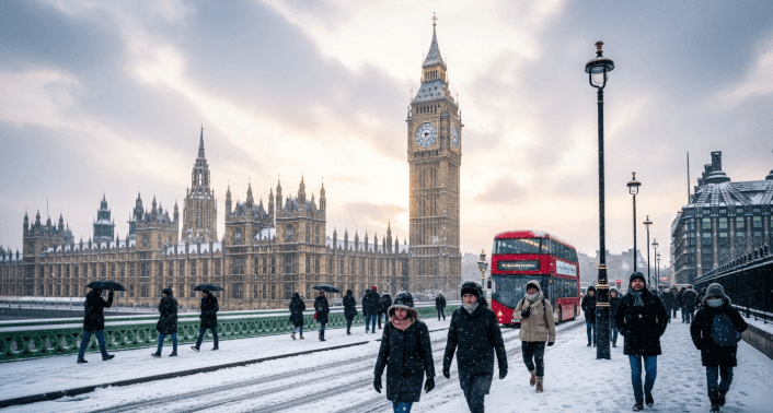 UK Ready for Big Snowstorm That Could Bring a White Christmas