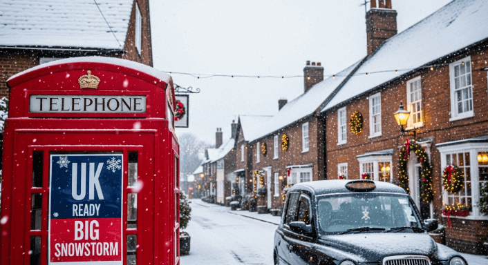 UK Ready for Big Snowstorm That Could Bring a White Christmas