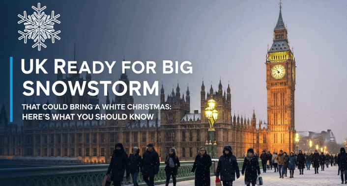 UK Ready for Big Snowstorm That Could Bring a White Christmas