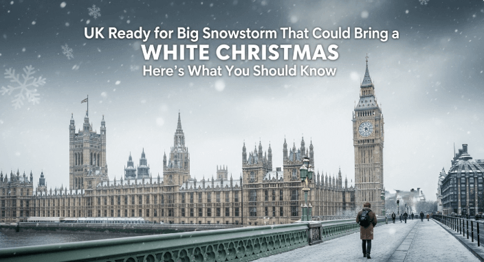 UK Ready for Big Snowstorm That Could Bring a White Christmas