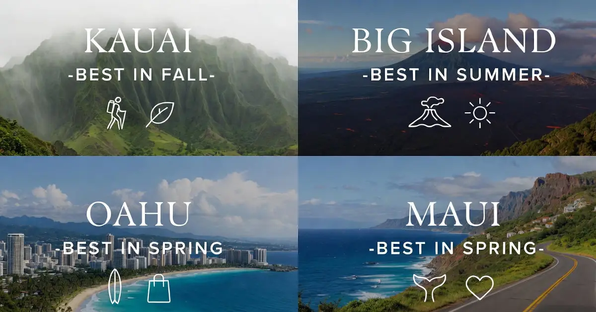 The Best Time to Visit Each Hawaiian Island